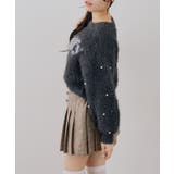 フェザーロゴ袖パールプルオーバー | NICE CLAUP / OLIVE des OLIVE　OUTLET | 詳細画像18 