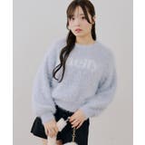 フェザーロゴ袖パールプルオーバー | NICE CLAUP / OLIVE des OLIVE　OUTLET | 詳細画像30 