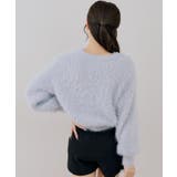 フェザーロゴ袖パールプルオーバー | NICE CLAUP / OLIVE des OLIVE　OUTLET | 詳細画像33 