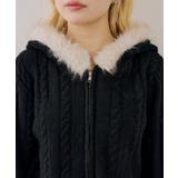 ファーフードケーブルZIPパーカー | NICE CLAUP / OLIVE des OLIVE OUTLET | 詳細画像12