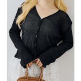 シアーリブスパンコールVカーディガン | NICE CLAUP / OLIVE des OLIVE OUTLET | 詳細画像12