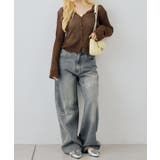 シアーリブスパンコールVカーディガン | NICE CLAUP / OLIVE des OLIVE OUTLET | 詳細画像22