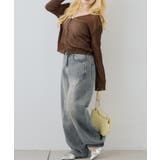 シアーリブスパンコールVカーディガン | NICE CLAUP / OLIVE des OLIVE OUTLET | 詳細画像24
