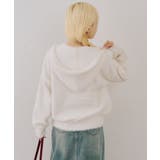 ロゴフェザーWZIPパーカー | NICE CLAUP / OLIVE des OLIVE　OUTLET | 詳細画像12 