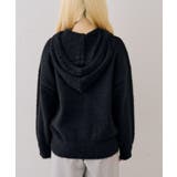 ロゴフェザーWZIPパーカー | NICE CLAUP / OLIVE des OLIVE　OUTLET | 詳細画像16 
