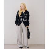 ロゴフェザーWZIPパーカー | NICE CLAUP / OLIVE des OLIVE　OUTLET | 詳細画像24 