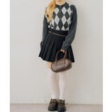 アーガイル襟ニット | NICE CLAUP / OLIVE des OLIVE OUTLET | 詳細画像3