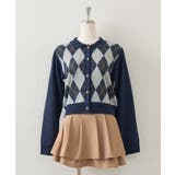 アーガイル襟ニット | NICE CLAUP / OLIVE des OLIVE OUTLET | 詳細画像8