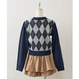 アーガイル襟ニット | NICE CLAUP / OLIVE des OLIVE OUTLET | 詳細画像10
