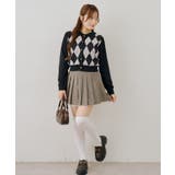 アーガイル襟ニット | NICE CLAUP / OLIVE des OLIVE OUTLET | 詳細画像15