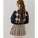 アーガイル襟ニット | NICE CLAUP / OLIVE des OLIVE OUTLET | 詳細画像19
