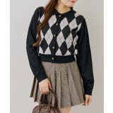 アーガイル襟ニット | NICE CLAUP / OLIVE des OLIVE OUTLET | 詳細画像20