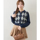 アーガイル襟ニット | NICE CLAUP / OLIVE des OLIVE OUTLET | 詳細画像29
