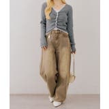 フロントギャザーレーストリムカーディガン | NICE CLAUP / OLIVE des OLIVE OUTLET | 詳細画像13