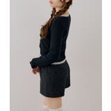 フロントギャザーレーストリムカーディガン | NICE CLAUP / OLIVE des OLIVE OUTLET | 詳細画像24