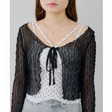【セットアイテム】シアーカーディガン×ドットキャミ | NICE CLAUP / OLIVE des OLIVE OUTLET | 詳細画像13