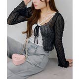 【セットアイテム】シアーカーディガン×ドットキャミ | NICE CLAUP / OLIVE des OLIVE OUTLET | 詳細画像29