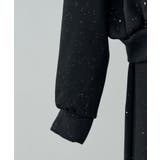 【セットアップ対応可】ラメダンボールZIPパーカー | NICE CLAUP / OLIVE des OLIVE　OUTLET | 詳細画像5 