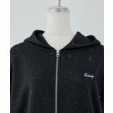 【セットアップ対応可】ラメダンボールZIPパーカー | NICE CLAUP / OLIVE des OLIVE　OUTLET | 詳細画像8 