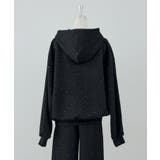 【セットアップ対応可】ラメダンボールZIPパーカー | NICE CLAUP / OLIVE des OLIVE　OUTLET | 詳細画像10 