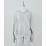 グレー系 | 【セットアップ対応可】ラメダンボールZIPパーカー | NICE CLAUP / OLIVE des OLIVE　OUTLET