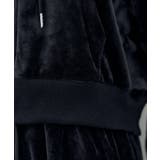 【セットアップ対応可】ロゴ刺しゅうベロアパーカー | NICE CLAUP / OLIVE des OLIVE　OUTLET | 詳細画像10 