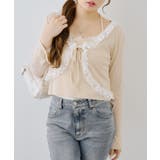 【セットアイテム】レース付カーディガン×レース付キャミ | NICE CLAUP / OLIVE des OLIVE OUTLET | 詳細画像2