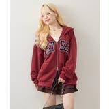 裏毛BIGロゴZIPパーカー | NICE CLAUP / OLIVE des OLIVE　OUTLET | 詳細画像7 