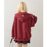 裏毛BIGロゴZIPパーカー | NICE CLAUP / OLIVE des OLIVE　OUTLET | 詳細画像12 