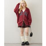 裏毛BIGロゴZIPパーカー | NICE CLAUP / OLIVE des OLIVE　OUTLET | 詳細画像13 