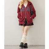 裏毛BIGロゴZIPパーカー | NICE CLAUP / OLIVE des OLIVE　OUTLET | 詳細画像14 
