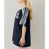 袖レースゲームTシャツ | NICE CLAUP / OLIVE des OLIVE　OUTLET | 詳細画像10 