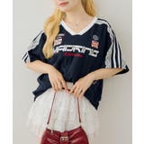 袖レースゲームTシャツ | NICE CLAUP / OLIVE des OLIVE　OUTLET | 詳細画像16 
