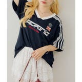 袖レースゲームTシャツ | NICE CLAUP / OLIVE des OLIVE　OUTLET | 詳細画像17 