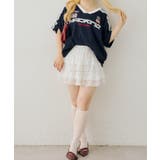 袖レースゲームTシャツ | NICE CLAUP / OLIVE des OLIVE　OUTLET | 詳細画像20 