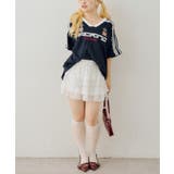 袖レースゲームTシャツ | NICE CLAUP / OLIVE des OLIVE　OUTLET | 詳細画像22 
