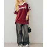 袖レースゲームTシャツ | NICE CLAUP / OLIVE des OLIVE　OUTLET | 詳細画像30 