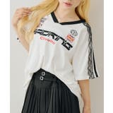 オフ | 袖レースゲームTシャツ | NICE CLAUP / OLIVE des OLIVE　OUTLET