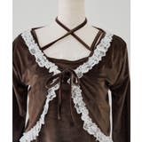 レース付きベロアボレロキャミセット | NICE CLAUP / OLIVE des OLIVE　OUTLET | 詳細画像5 