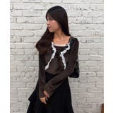 レース付きベロアボレロキャミセット | NICE CLAUP / OLIVE des OLIVE　OUTLET | 詳細画像20 