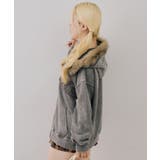 フェイクファー付ピグメントパーカー | NICE CLAUP / OLIVE des OLIVE OUTLET | 詳細画像13