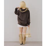 フェイクファー付ピグメントパーカー | NICE CLAUP / OLIVE des OLIVE OUTLET | 詳細画像21