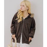 フェイクファー付ピグメントパーカー | NICE CLAUP / OLIVE des OLIVE OUTLET | 詳細画像24