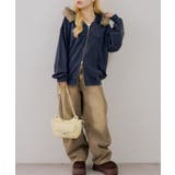 フェイクファー付ピグメントパーカー | NICE CLAUP / OLIVE des OLIVE OUTLET | 詳細画像33