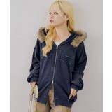フェイクファー付ピグメントパーカー | NICE CLAUP / OLIVE des OLIVE OUTLET | 詳細画像36