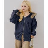 フェイクファー付ピグメントパーカー | NICE CLAUP / OLIVE des OLIVE OUTLET | 詳細画像37