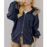 フェイクファー付ピグメントパーカー | NICE CLAUP / OLIVE des OLIVE OUTLET | 詳細画像38