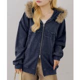 フェイクファー付ピグメントパーカー | NICE CLAUP / OLIVE des OLIVE OUTLET | 詳細画像39