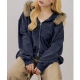 フェイクファー付ピグメントパーカー | NICE CLAUP / OLIVE des OLIVE OUTLET | 詳細画像41