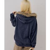 フェイクファー付ピグメントパーカー | NICE CLAUP / OLIVE des OLIVE OUTLET | 詳細画像43